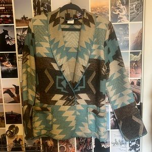 Rhonda Stark Aztec wool blend blazer